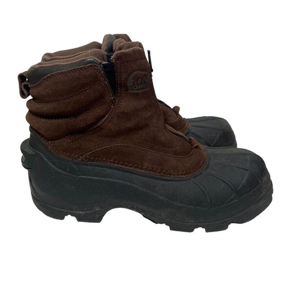 Sorel Brown Cold Mountain Zip Insulated Winter Boots - Picture 1 of 10